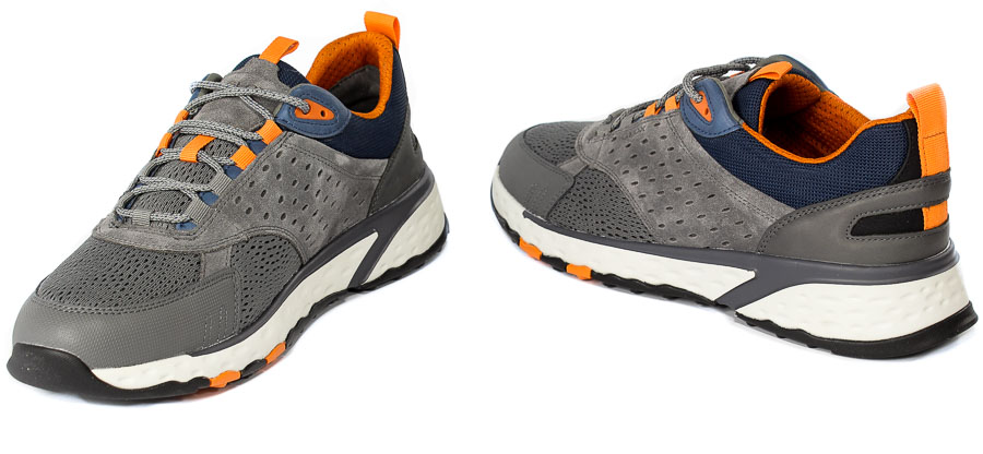 Półbuty Geox U25ECA 02214 C1006 Grey