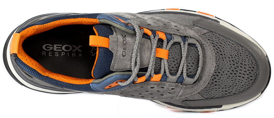 Półbuty Geox U25ECA 02214 C1006 Grey
