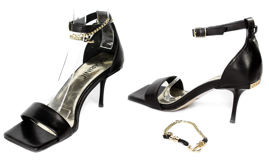 Sandały Carinii  B5801-E50-000-E13 Czarne