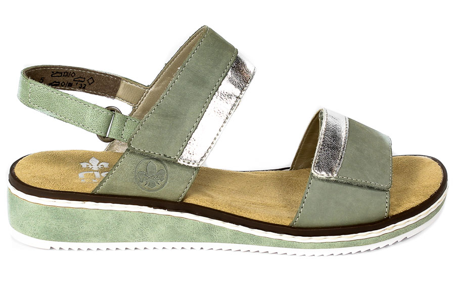 Sandały Rieker V36B9-52 Green 