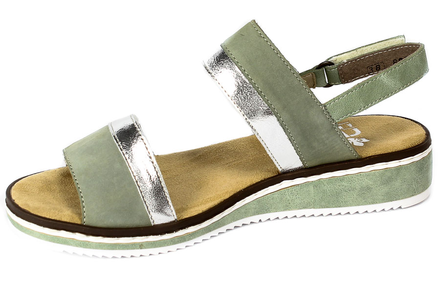 Sandały Rieker V36B9-52 Green 