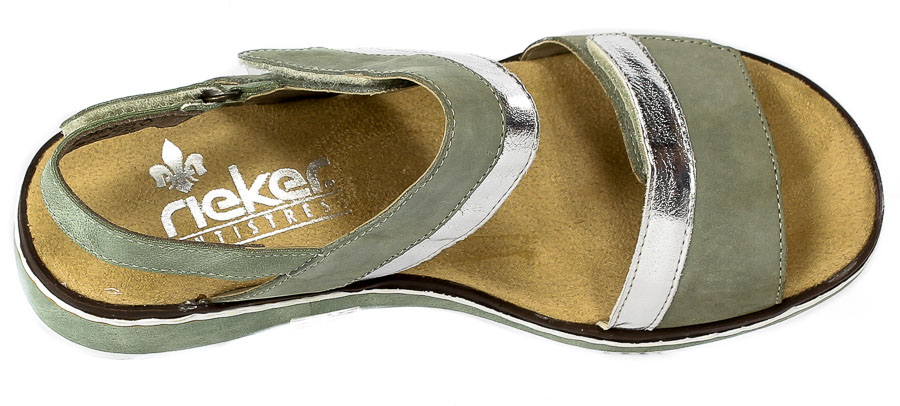 Sandały Rieker V36B9-52 Green 