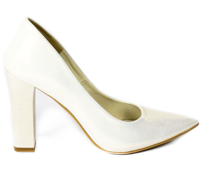 Czółenka Zan Zara 603/3 Perła Glass