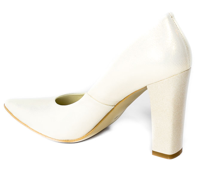 Czółenka Zan Zara 603/3 Perła Glass