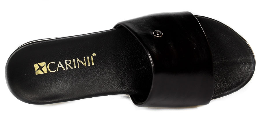 Klapki Carinii B8618-E50-000-E01 Czarny
