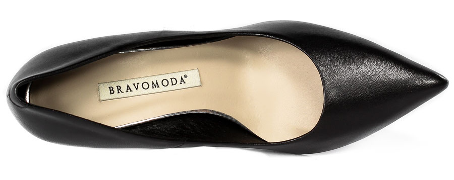 Szpilki Bravo Moda 1785 Czarny Skóra