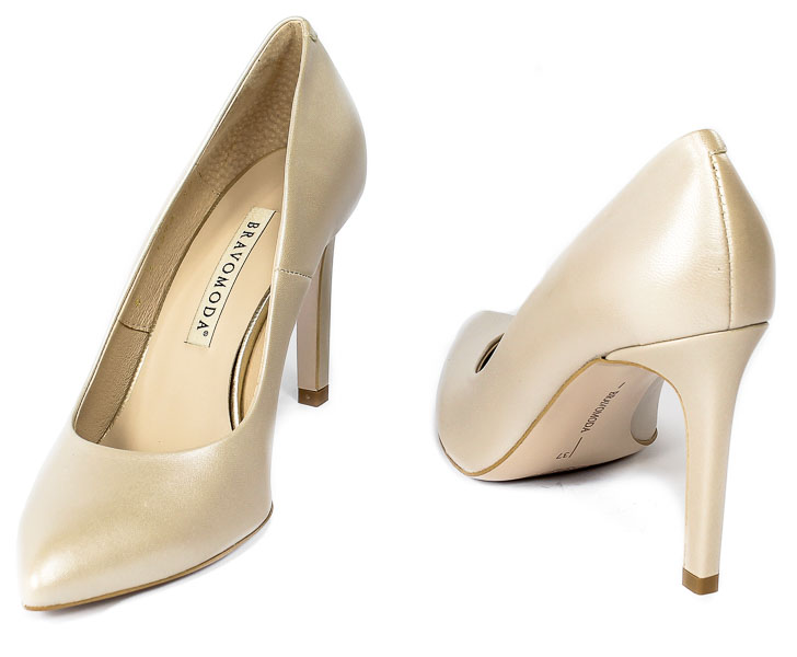 Szpilki Bravo Moda 1373 Perła Krem_TN