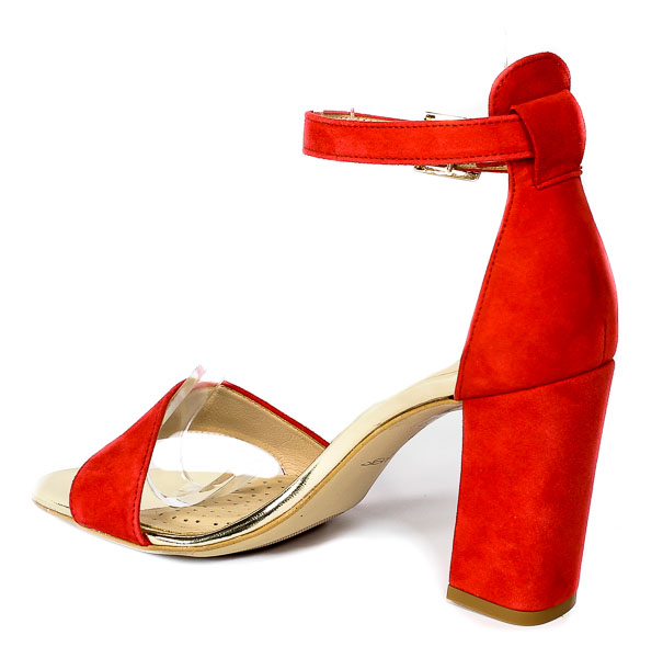 Sandały Prestige 2070 OBL-W Red-Zamsz