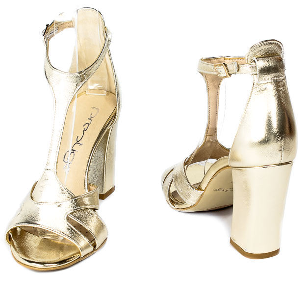 Sandały Prestige 2082 OBL/W ZLoty Lico