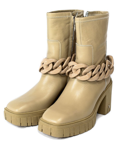 Botki Carinii B7698-R77-000-E88 Beż