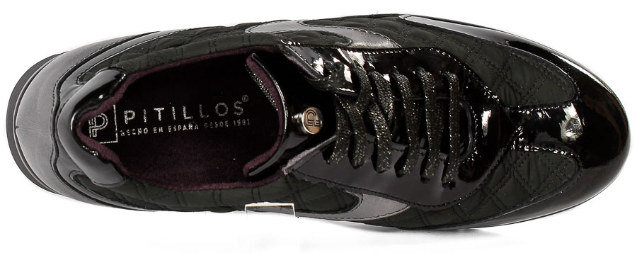 Sneakersy Pitillos 1624 Negro Charol