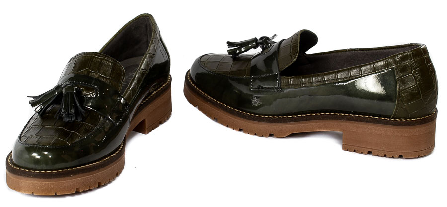 Mokasyny Pitillos 1664 Verde Kaki