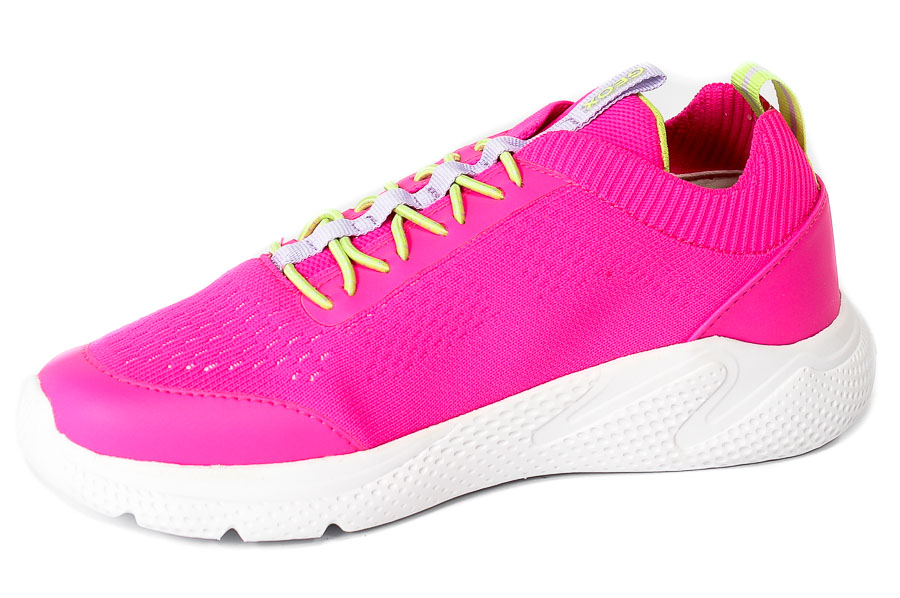 Półbuty Geox J25FWB-0006K-C8033 Fluo Fuchsia R.32-35