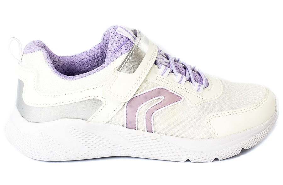 Półbuty Geox J25FWC-01454-C0761 White Lilac R.32-35