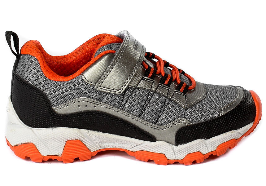 Półbuty Geox J253LA 014CE C0036 Grey Orange R.24-27