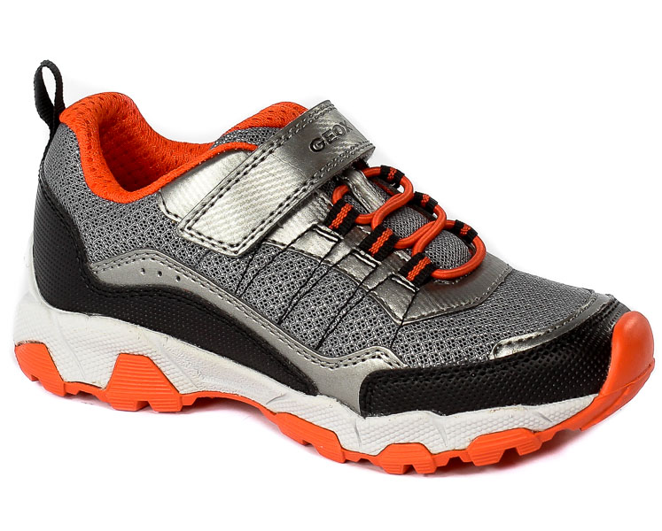 Półbuty Geox J253LA 014CE C0036 Grey Orange R.24-27