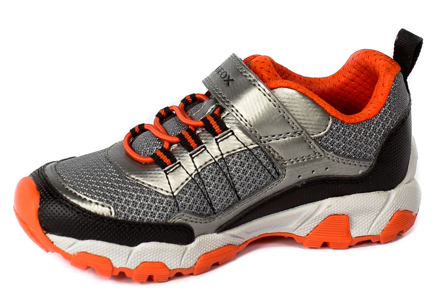 Półbuty Geox J253LA 014CE C0036 Grey Orange R.24-27