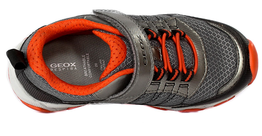 Półbuty Geox J253LA 014CE C0036 Grey Orange R.24-27