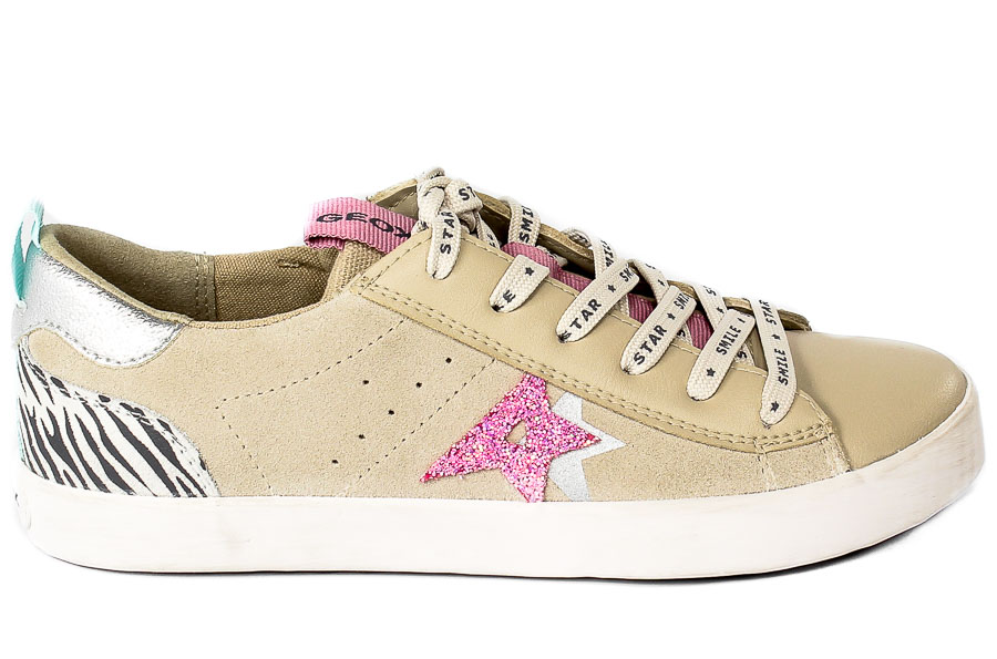 Półbuty Geox J25D5A 022BC C5000 Beige R.36-39