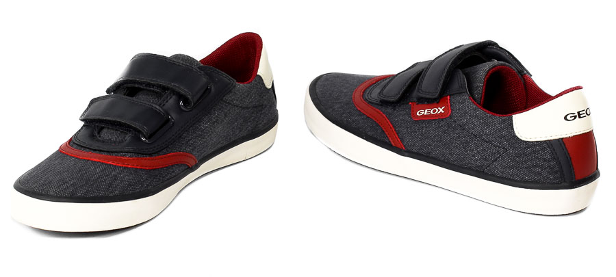 Półbuty Geox J255CA 01054 C0735 Navy Red R.28-35