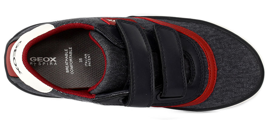 Półbuty Geox J255CA 01054 C0735 Navy Red R.28-35