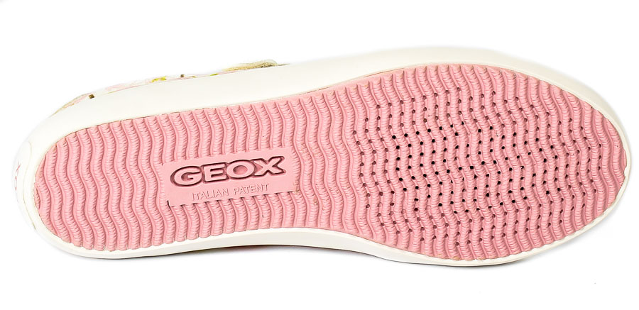 Półbuty Geox J024NB 0AW54 C0814 White Lt. Pink R.28-35