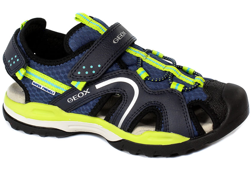 Sandał Geox J250RB 014ME C4052 DK.Blue Lime R.28-35