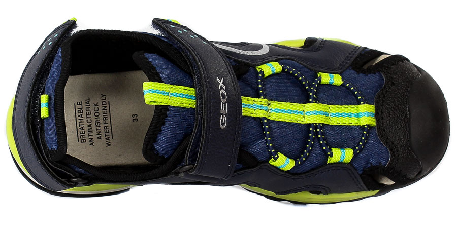 Sandał Geox J250RB 014ME C4052 DK.Blue Lime R.28-35