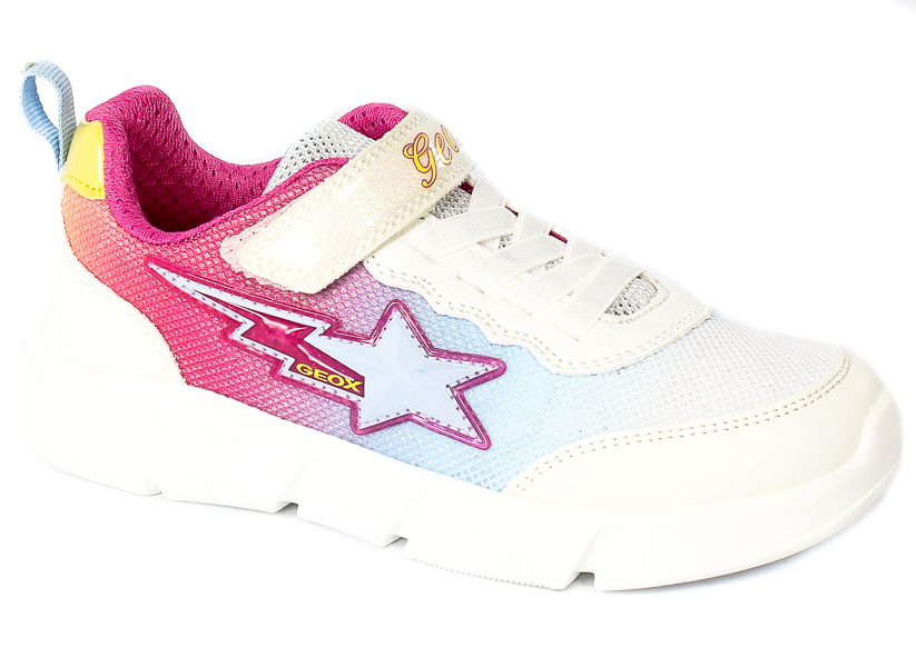 Półbuty Geox J15DLB 0AS54 C0653 White Multicolor R.30-31