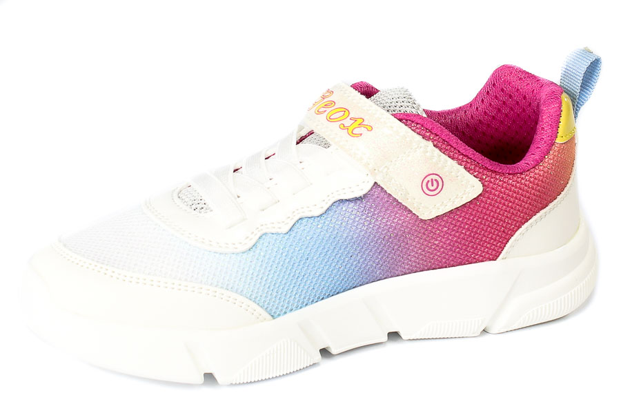 Półbuty Geox J15DLB 0AS54 C0653 White Multicolor R.30-31