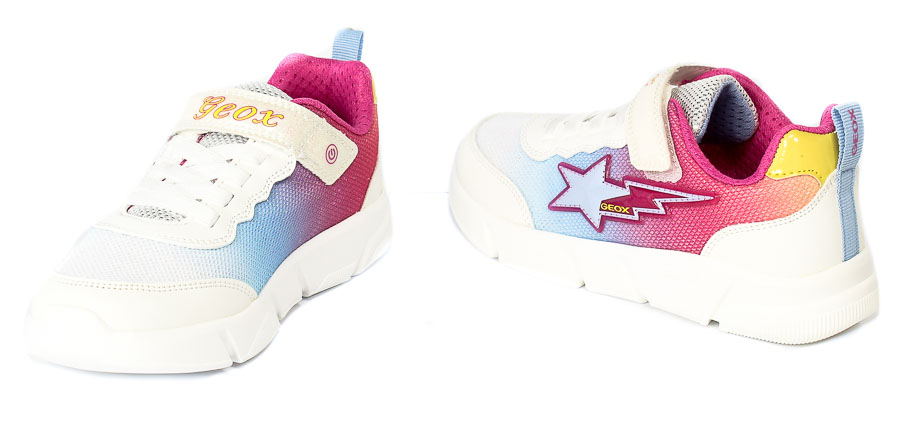 Półbuty Geox J15DLB 0AS54 C0653 White Multicolor R.30-31