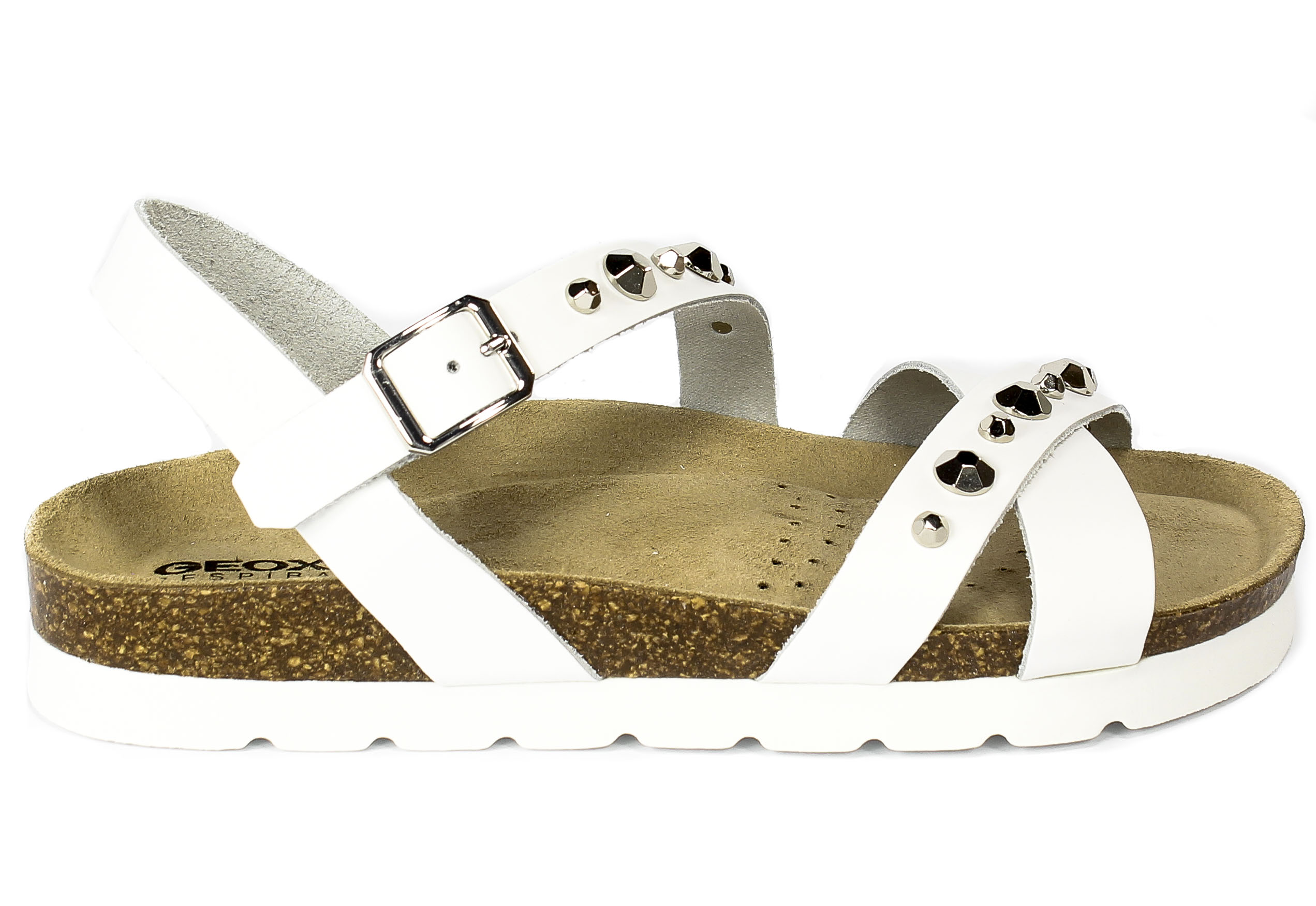 Sandały Geox D25SYJ 0003C C1000 White R.37-40