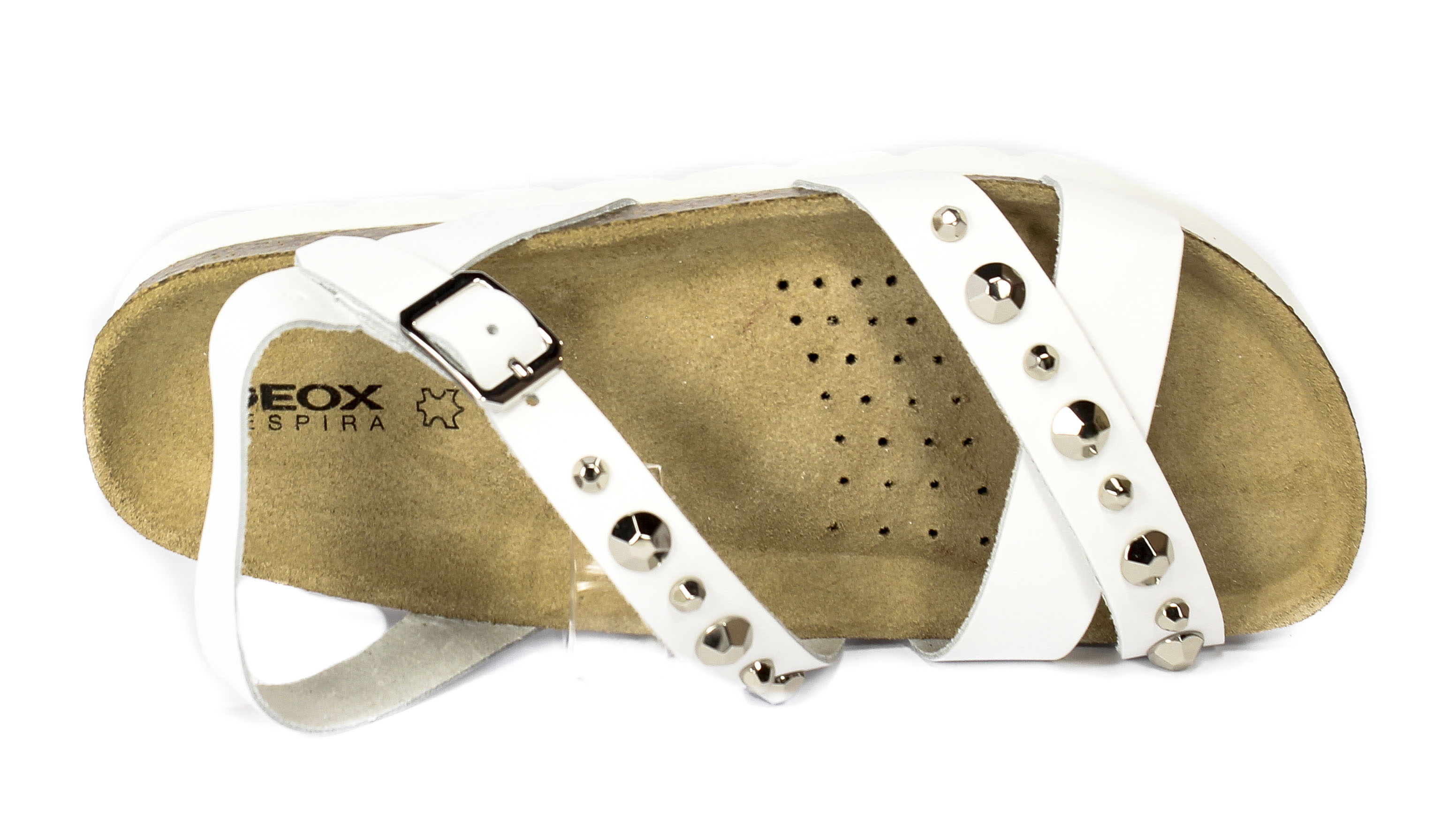 Sandały Geox D25SYJ 0003C C1000 White R.37-40