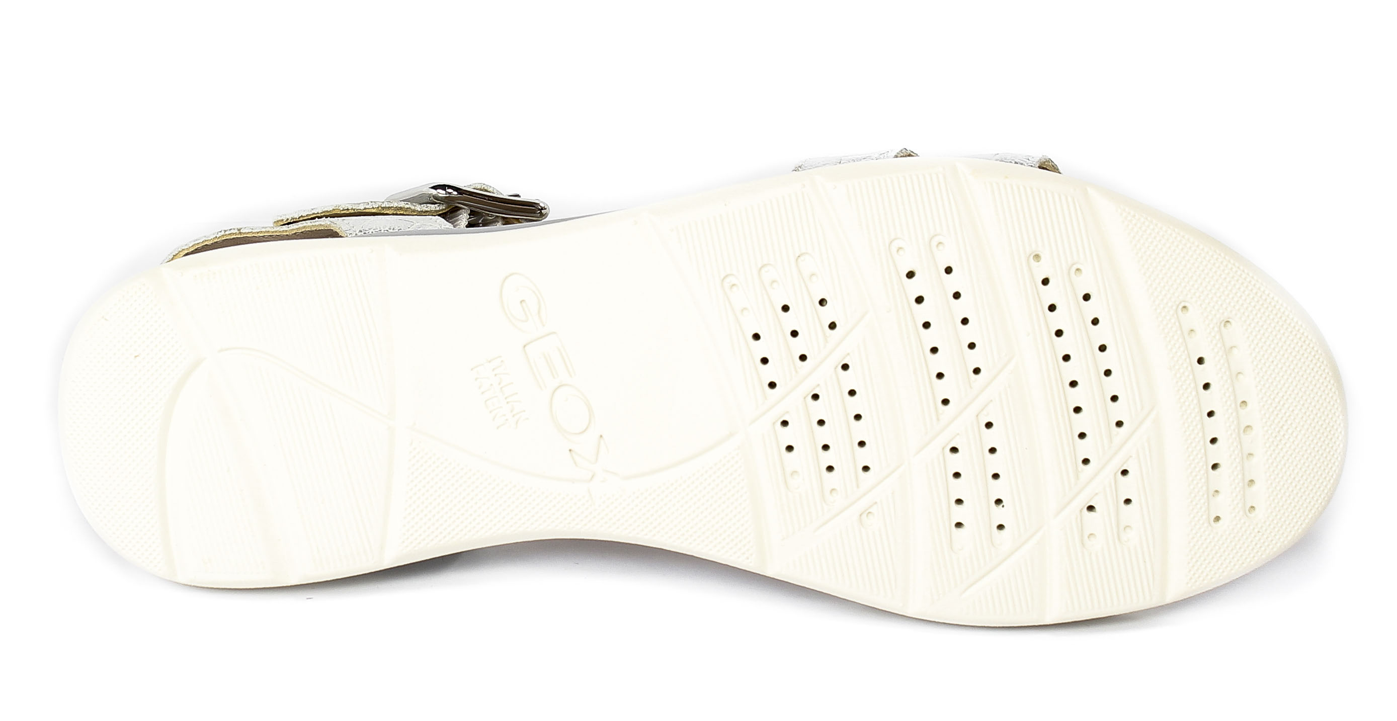 Sandały Geox D02GZB 00040 C1007 Silver R.37-41