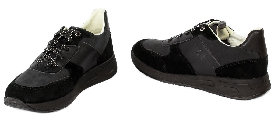 Sneakresy Geox D25NQA 02011 C9999 Black R.37-40