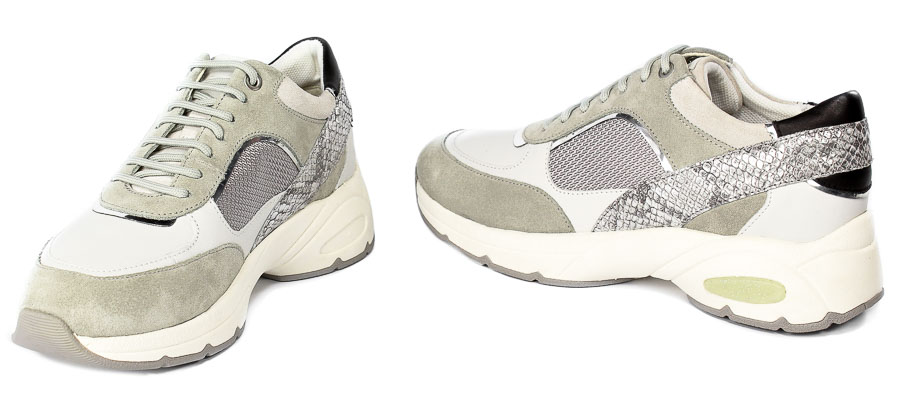 Sneakersy Geox D15FGA-08522 C1236 White Grey