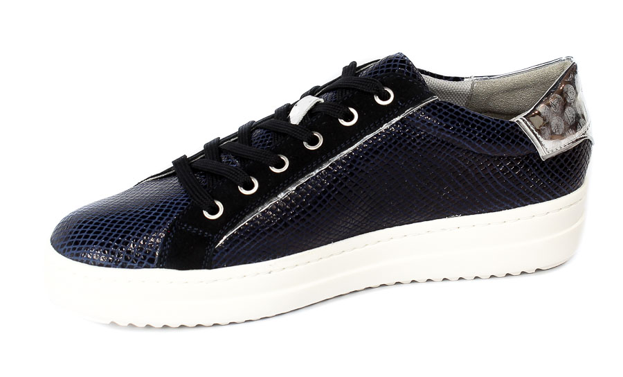 Półbuty Geox D15FED 041BN C00040 Blue Silver 
