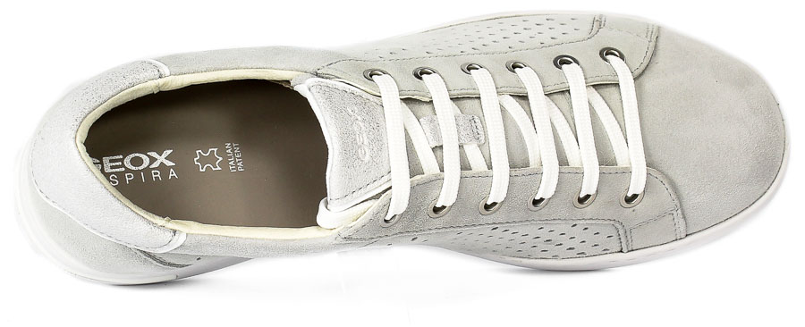 Półbuty Geox D151BB 021QD C0463 Ice White