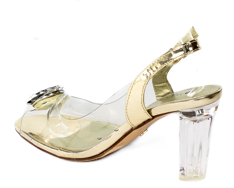 Sandały Sca'viola G-17 Gold Złote TN