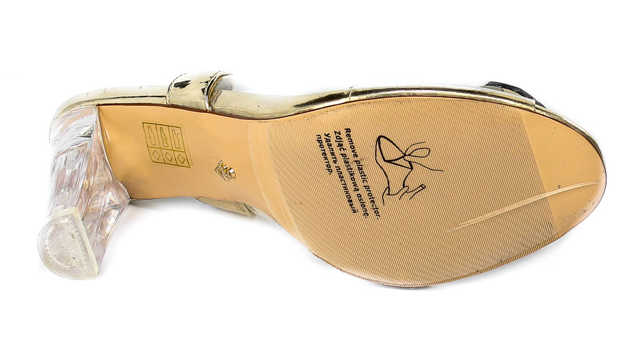 Sandały Sca'viola G-17 Gold Złote TN