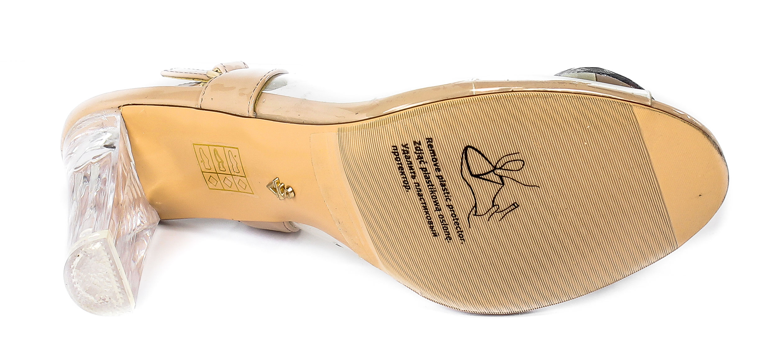 Sandały Sca'viola G-17 L-Pink Beż_TN
