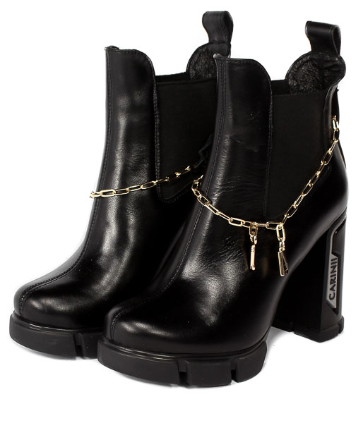 Botki Carinii B8482-E50-000-E36 Czarny