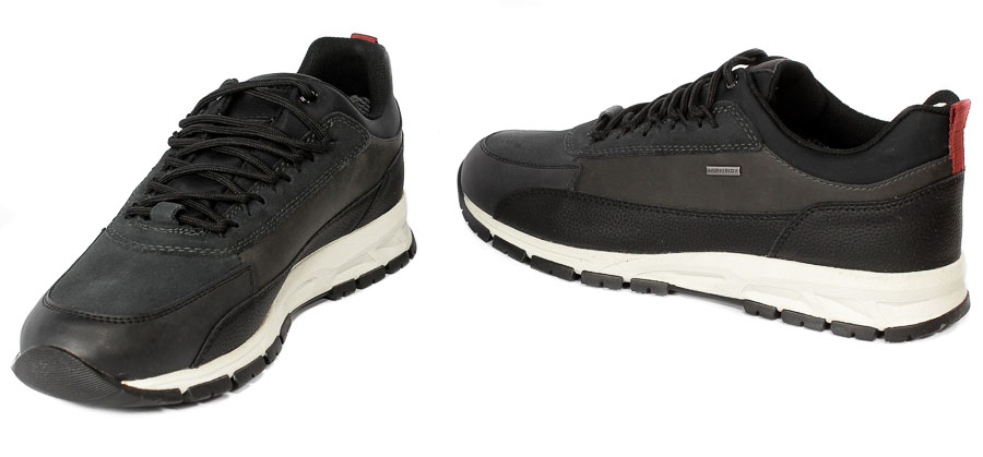 Półbuty Geox U260OMB OFE22 C9270 Black Anthracite