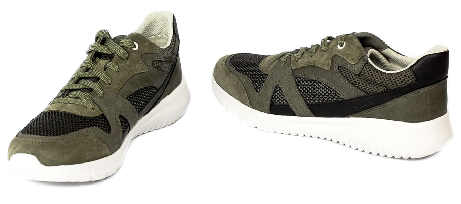 Półbuty Geox U25BVB 0EK14 C3391 LT.Olive