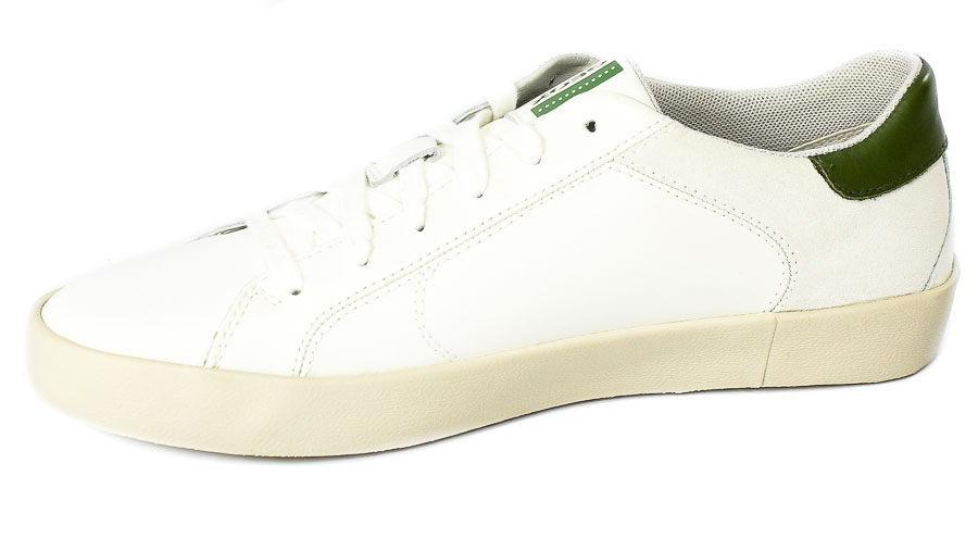 Półbuty Geox U156HA 00085 C1ZD3 White Olive