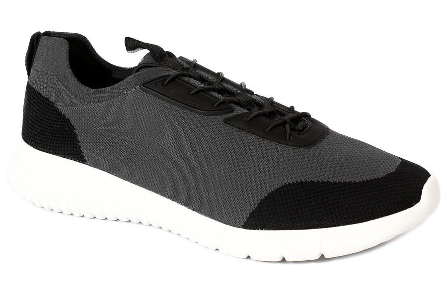 Półbuty Geox U25BVA 006K C0043 Grey Black