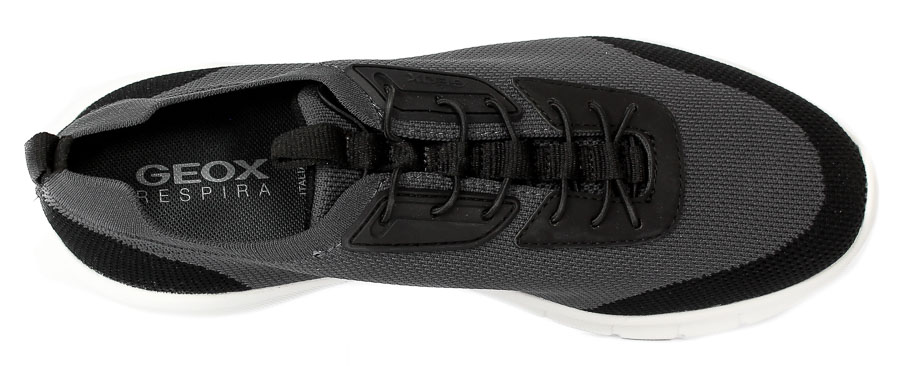 Półbuty Geox U25BVA 006K C0043 Grey Black