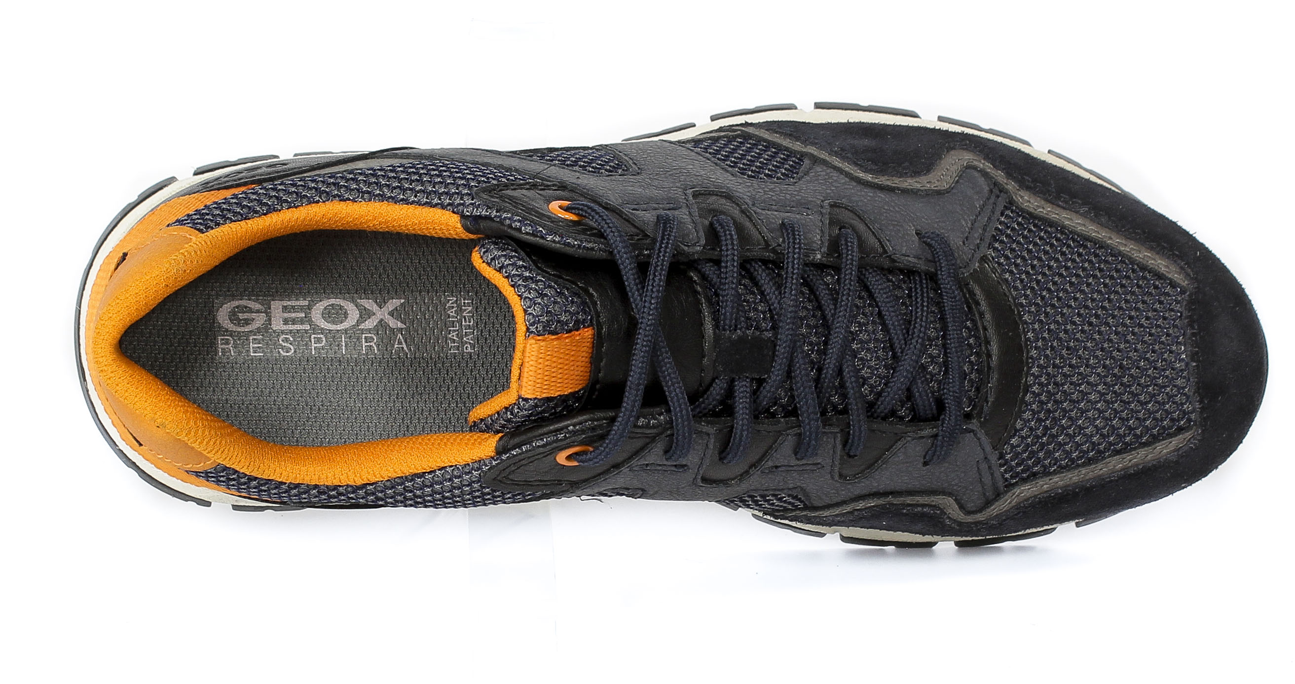 Półbuty Geox U25A7B 014EK C0832 Navy LT.Grey