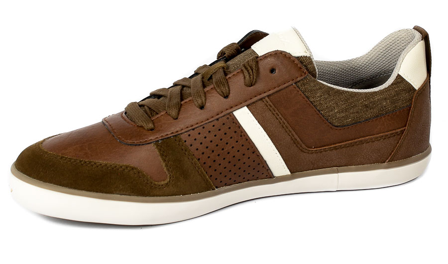 Półbuty Geox U25BCB OPT22 C6N6G Cognac Brown C