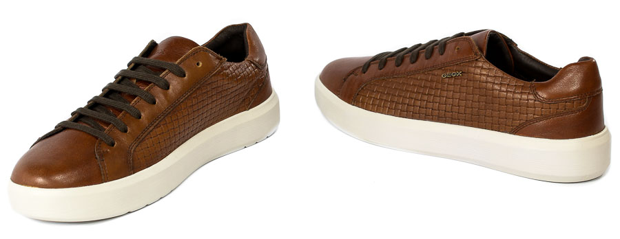 Półbuty Geox U25EAA 04743 C6001 Cognac